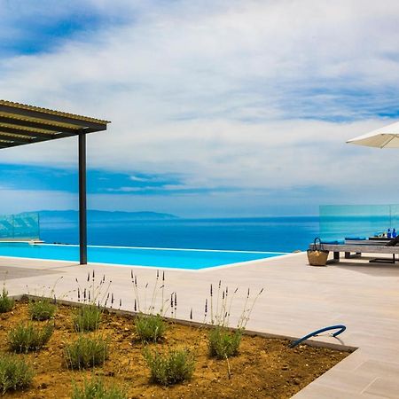 New Villa Blue With Private Pool At Trapezaki Livathos  Εξωτερικό φωτογραφία
