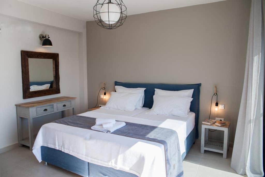New Villa Blue With Private Pool At Trapezaki Livathos  Εξωτερικό φωτογραφία