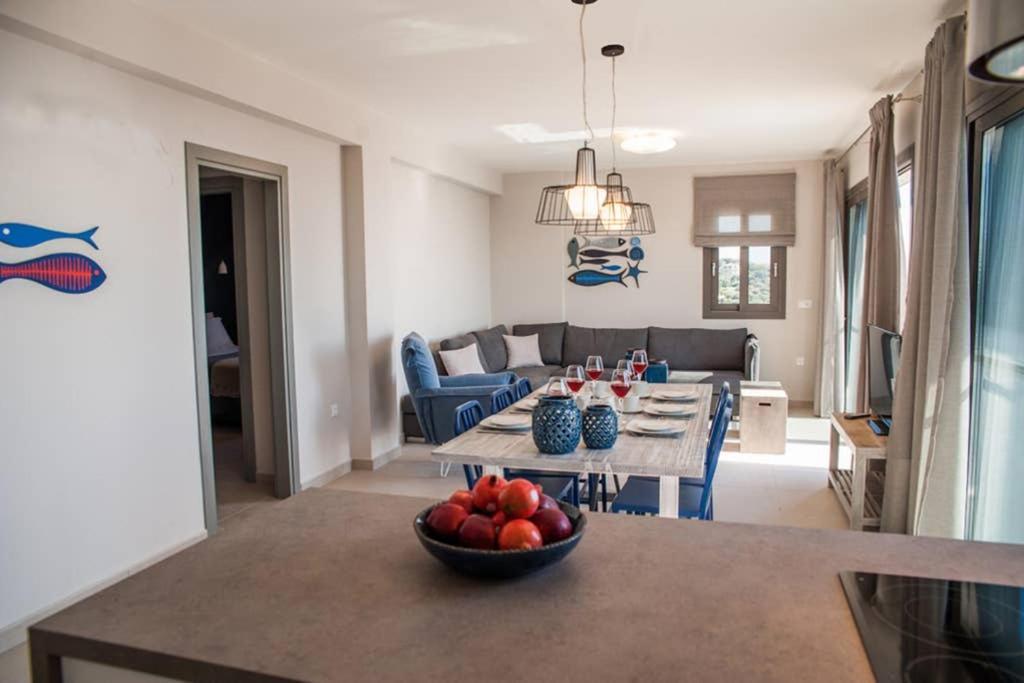 New Villa Blue With Private Pool At Trapezaki Livathos  Εξωτερικό φωτογραφία