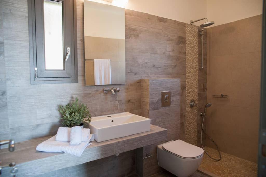 New Villa Blue With Private Pool At Trapezaki Livathos  Εξωτερικό φωτογραφία